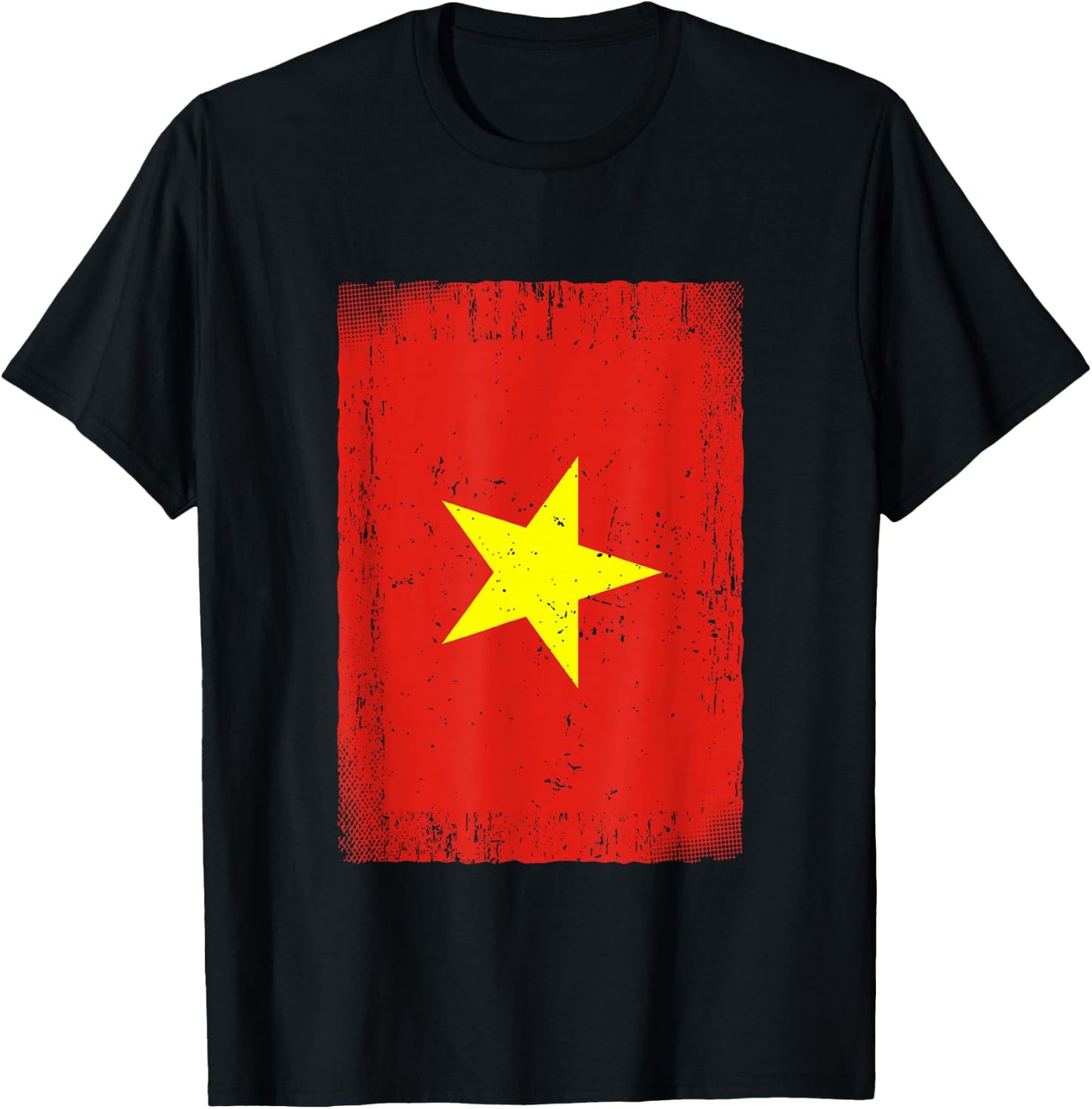 Vietnamese Flag Vietnam T-Shirt - T-Shirt | Black