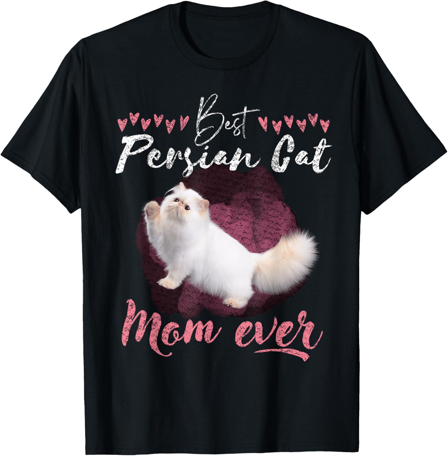 Persian Cat lover best Persian Cat Mom ever Persian Cat Women T-Shirt - T-Shirt | Black