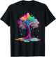 Paint Drip Tree , Paint Splash Tree of Life T-Shirt - T-Shirt | Black