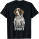 English Pointer Dog Get To The Point Funny Women Girls Kids T-Shirt - T-Shirt | Black