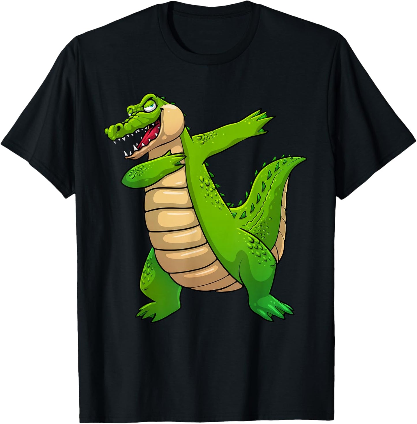 Cool Crocodile Art for Boys Kids Toddler Alligator Zoo Gator T-Shirt - T-Shirt | Black