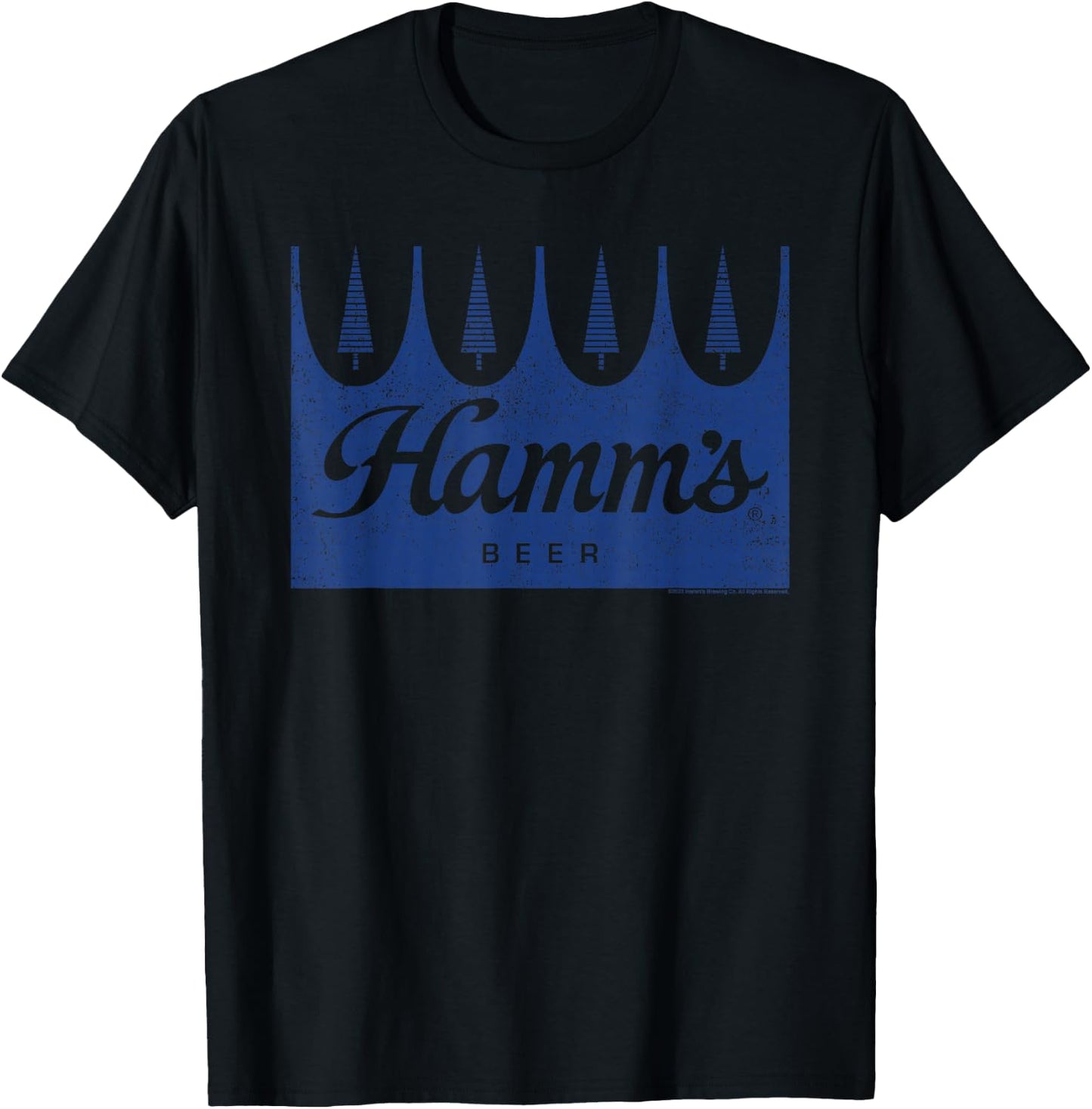 Hamm's - Crown Logo T-Shirt - T-Shirt | Black