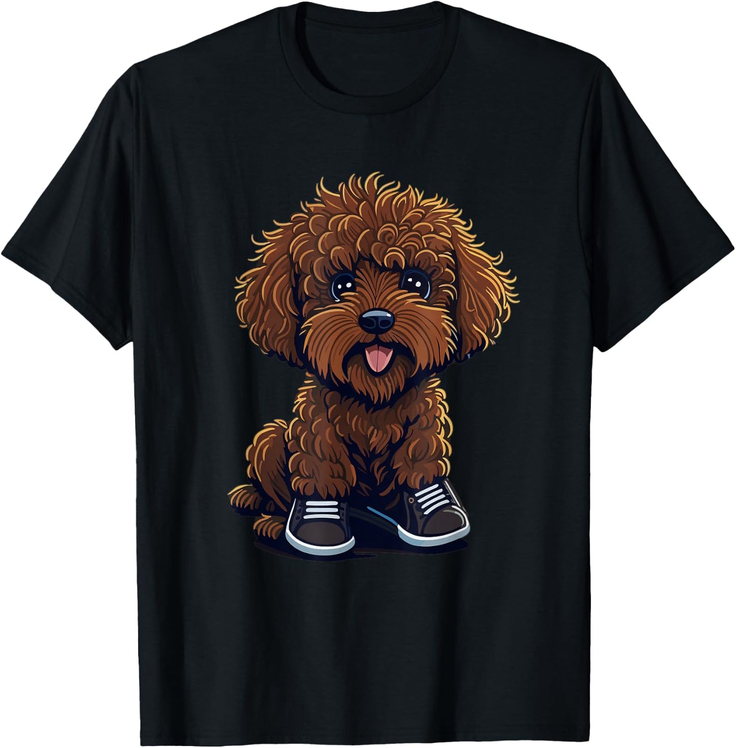 Mini Golden Doodle Must Haves Clothes Fan Mini Goldendoodle T-Shirt - T-Shirt | Black