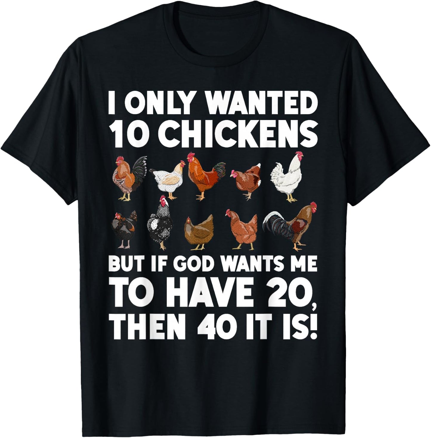 Best Chicken Art Women Poultry Themed Chicken Farmer T-Shirt - T-Shirt | Black