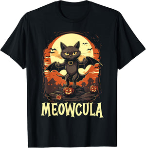 Dracula Halloween Scary Trick Or Treat Spooky Vampire T-Shirt - T-Shirt | Black