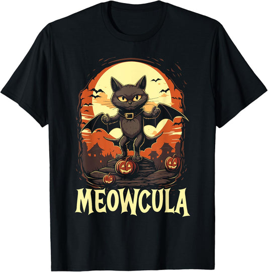 Dracula Halloween Scary Trick Or Treat Spooky Vampire T-Shirt - T-Shirt | Black