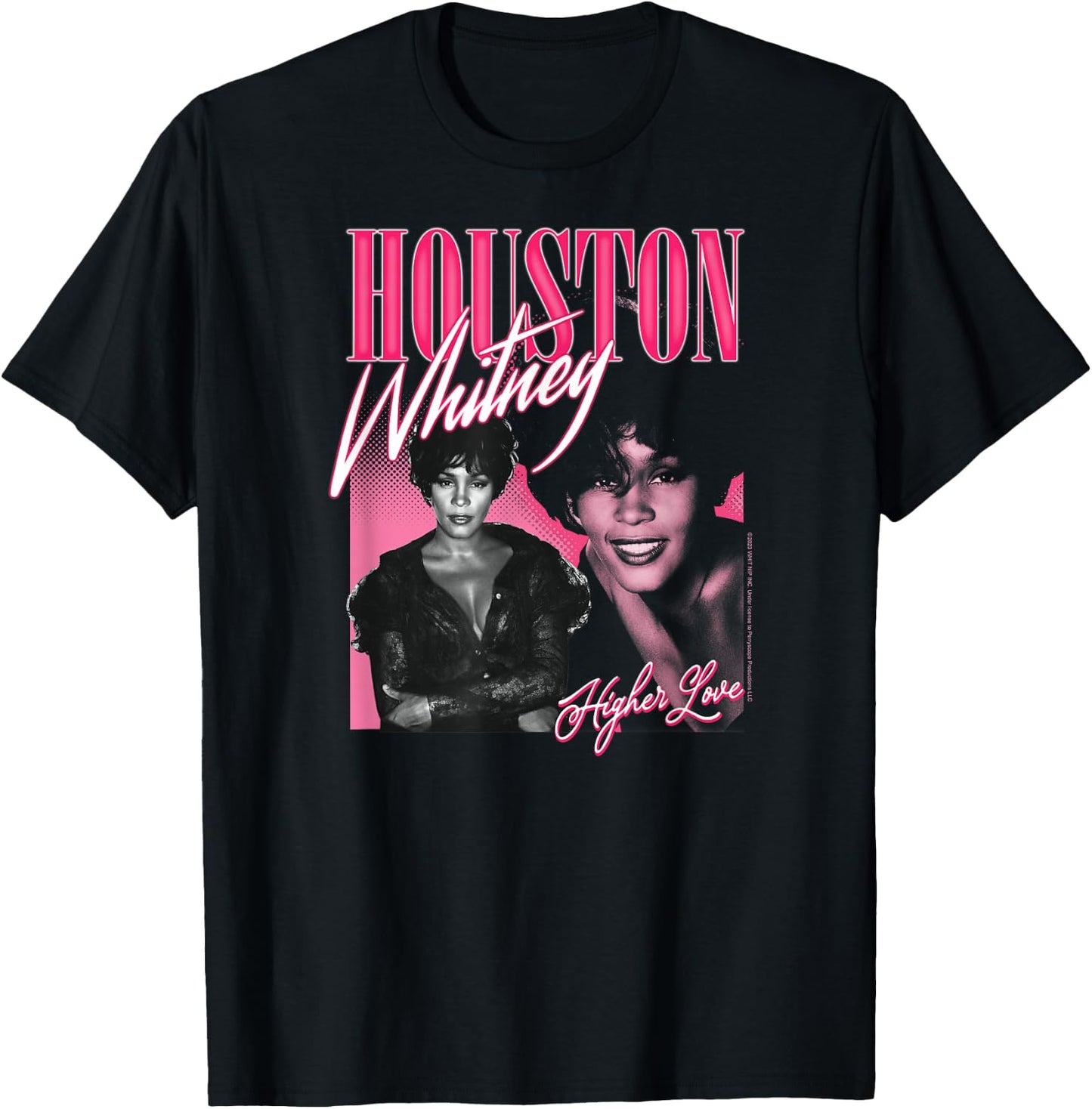 Whitney Houston - Higher Love T-Shirt - T-Shirt | Black