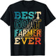 Best Goat Farmer Ever Farm Funny Gift Farmer Cheese Lover T-Shirt - T-Shirt | Black