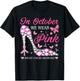 In October We Wear Pink Ribbon High Heel Breast Cancer Women T-Shirt - T-Shirt | Black