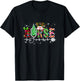 Nurse RN Christmas Stethoscope Nurses Xmas Scrub T-Shirt - T-Shirt | Black