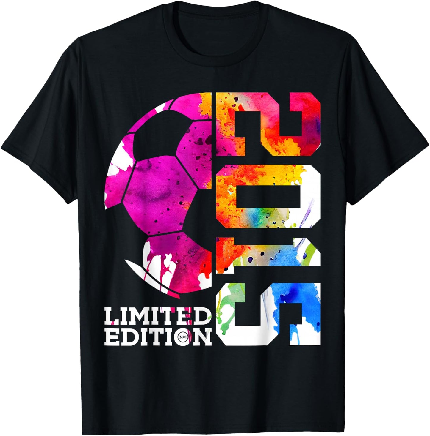 10th BIRTHDAY SOCCER LIMITED EDITION 2015 T-Shirt - T-Shirt | Black