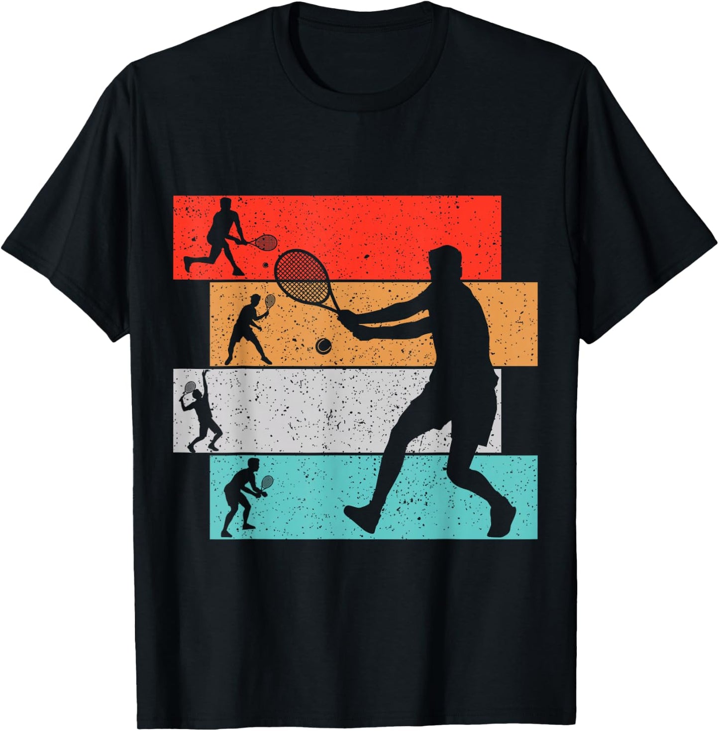 Men's Tennis Apparel & Gift Tennis Boys Kids Youth Men T-Shirt - T-Shirt | Black