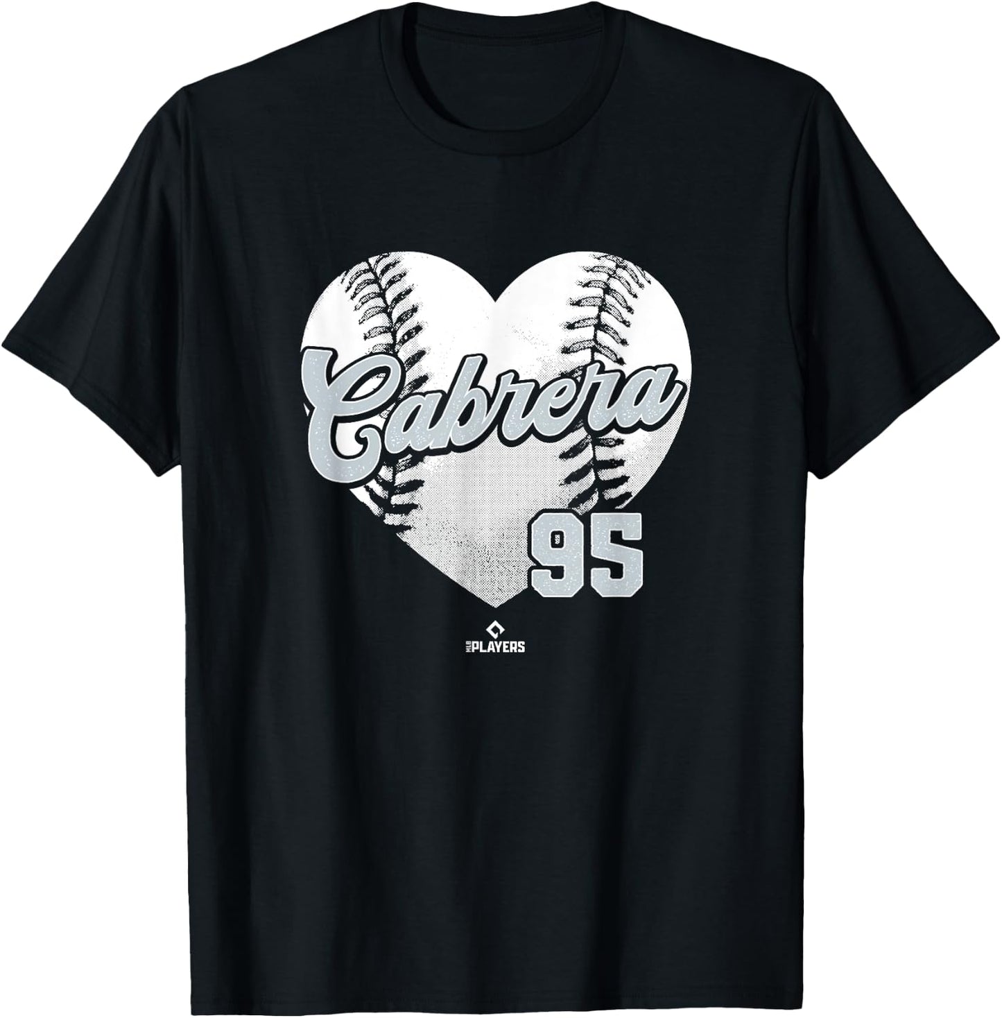 Baseball Heart Oswaldo Cabrera New York MLBPA T-Shirt - T-Shirt | Black