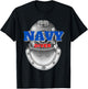 Divers Helmet Navy Diver T-Shirt - T-Shirt | Black