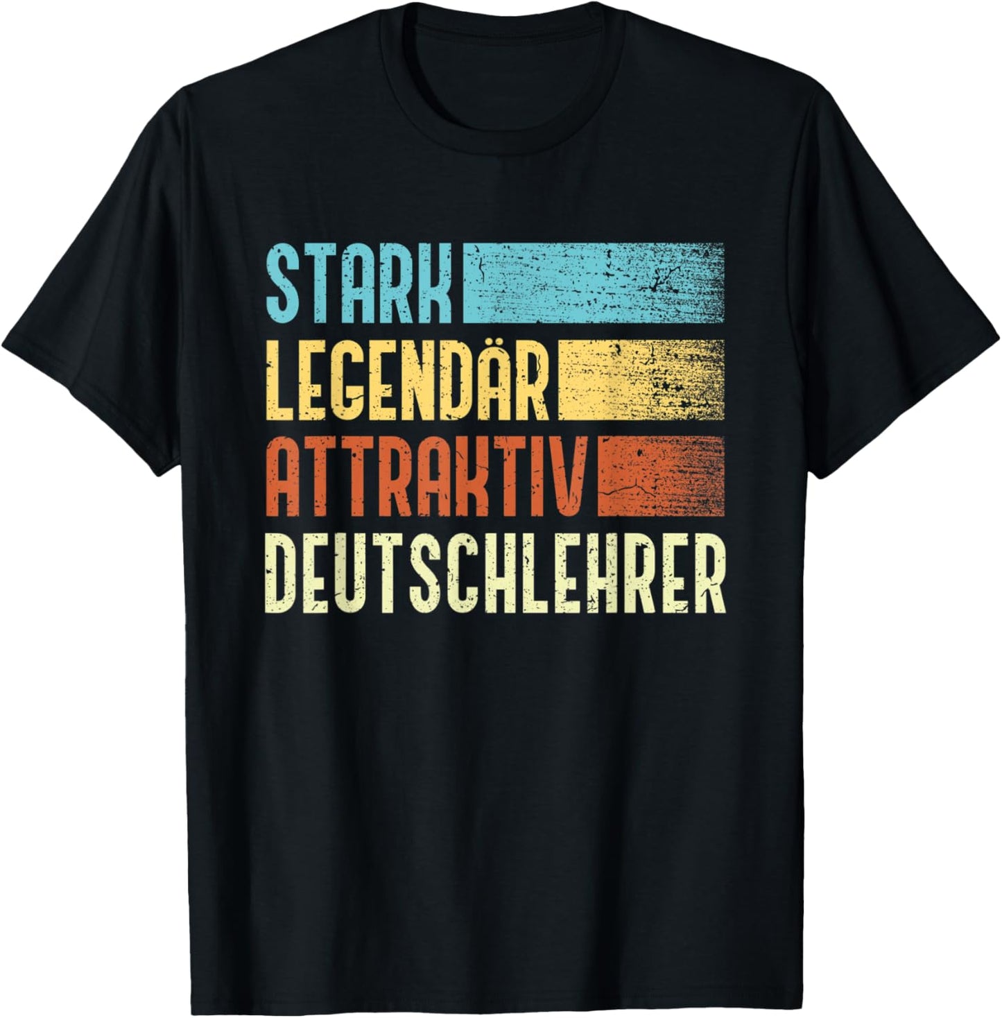 German teacher: Stark Legendary Attractive German teacher T-Shirt - T-Shirt | Black