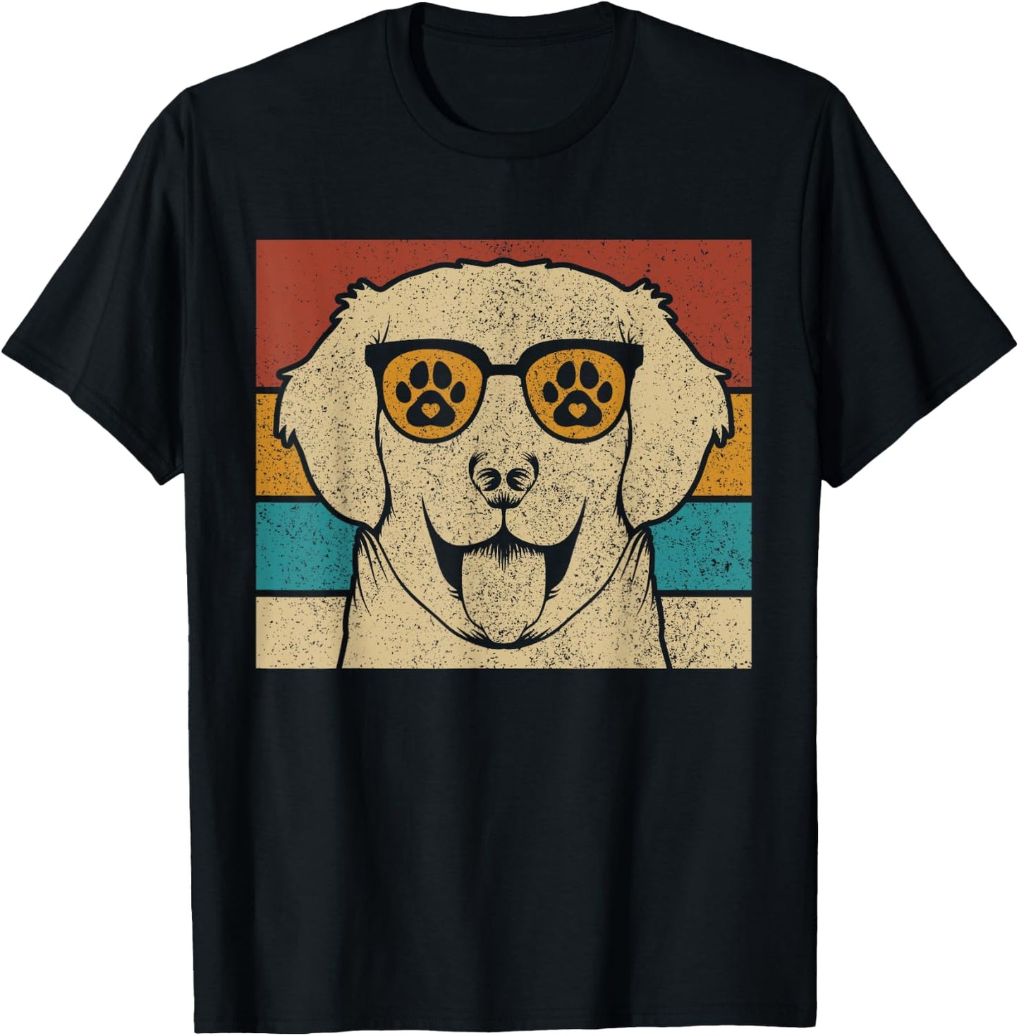 Dog Lover Owner Pet Outfit Animal Vintage Labrador Retriever Women Kids T-Shirt - T-Shirt | Black