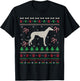 Ugly Xmas Sweater Santa Italian Greyhound Dog Christmas Men Women Kids T-Shirt - T-Shirt | Black