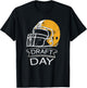 Draft Day | Draft Day Funny Fantasy Football T-Shirt - T-Shirt | Black