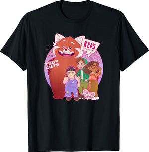 Disney Pixar Turning Red Group Shot Red's My Color T-Shirt - T-Shirt | Black