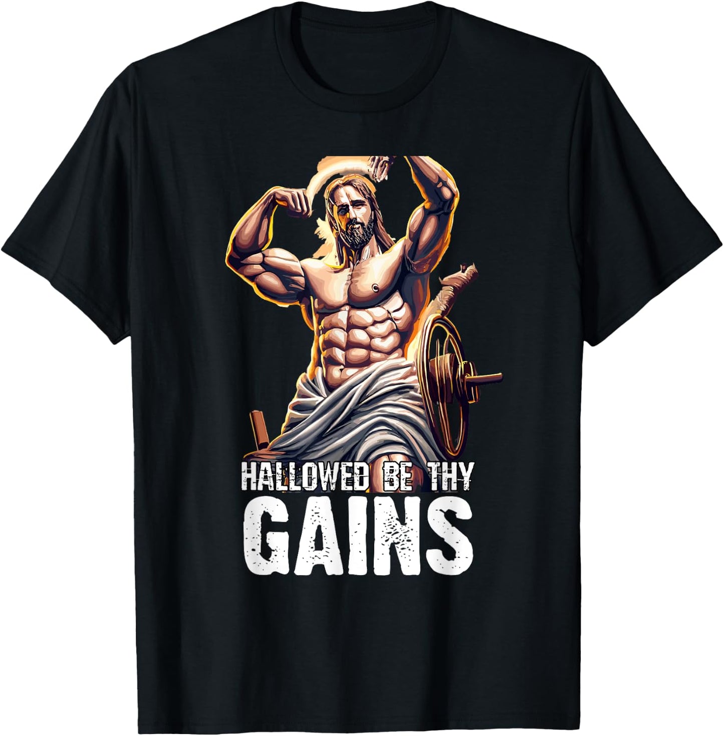 Hallowed Be Thy Gains T-Shirt - T-Shirt | Black