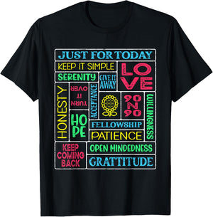 Spiritual Narcotics Anonymous Garden T-Shirt - T-Shirt | Black