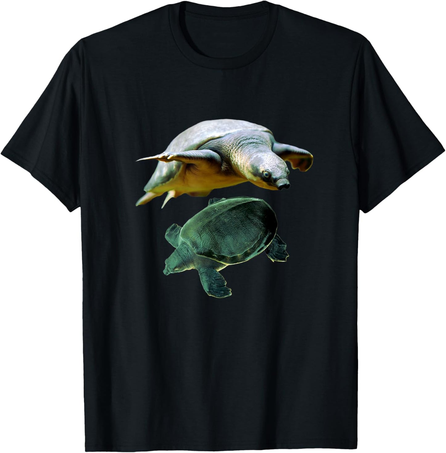 Australian Fly River Turtle Pig Nosed Turtle Lovers T-Shirt - T-Shirt | Black