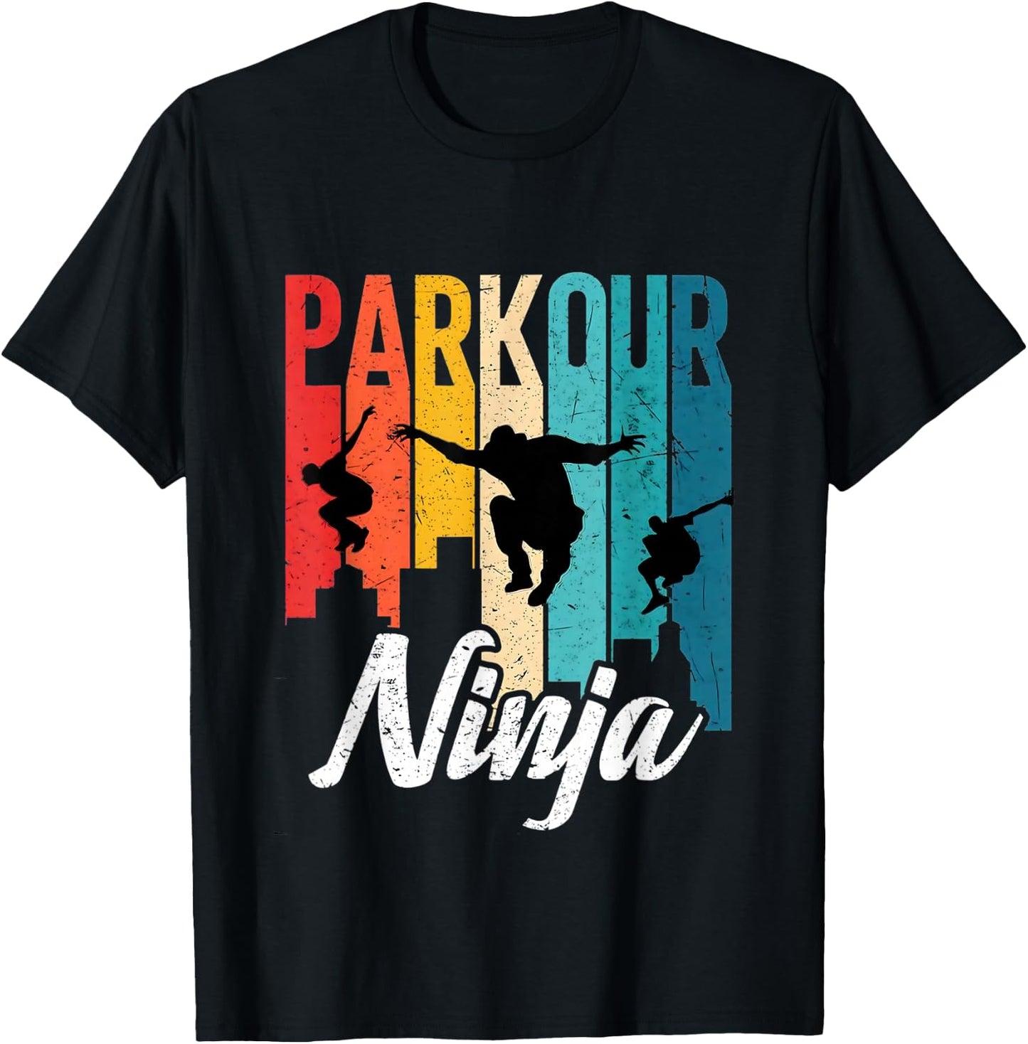 Love Parkour Men Shirt Parkour Gifts for Boys, Kids, Women T-Shirt - T-Shirt | Black
