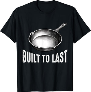 Cast Iron Pan Lover Frying Skillet Funny Cooking Chef T-Shirt - T-Shirt | Black