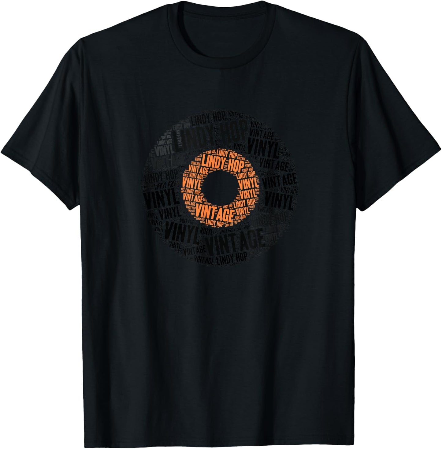 Vintage Lindy Hop Swing Dance T-Shirt - T-Shirt | Black