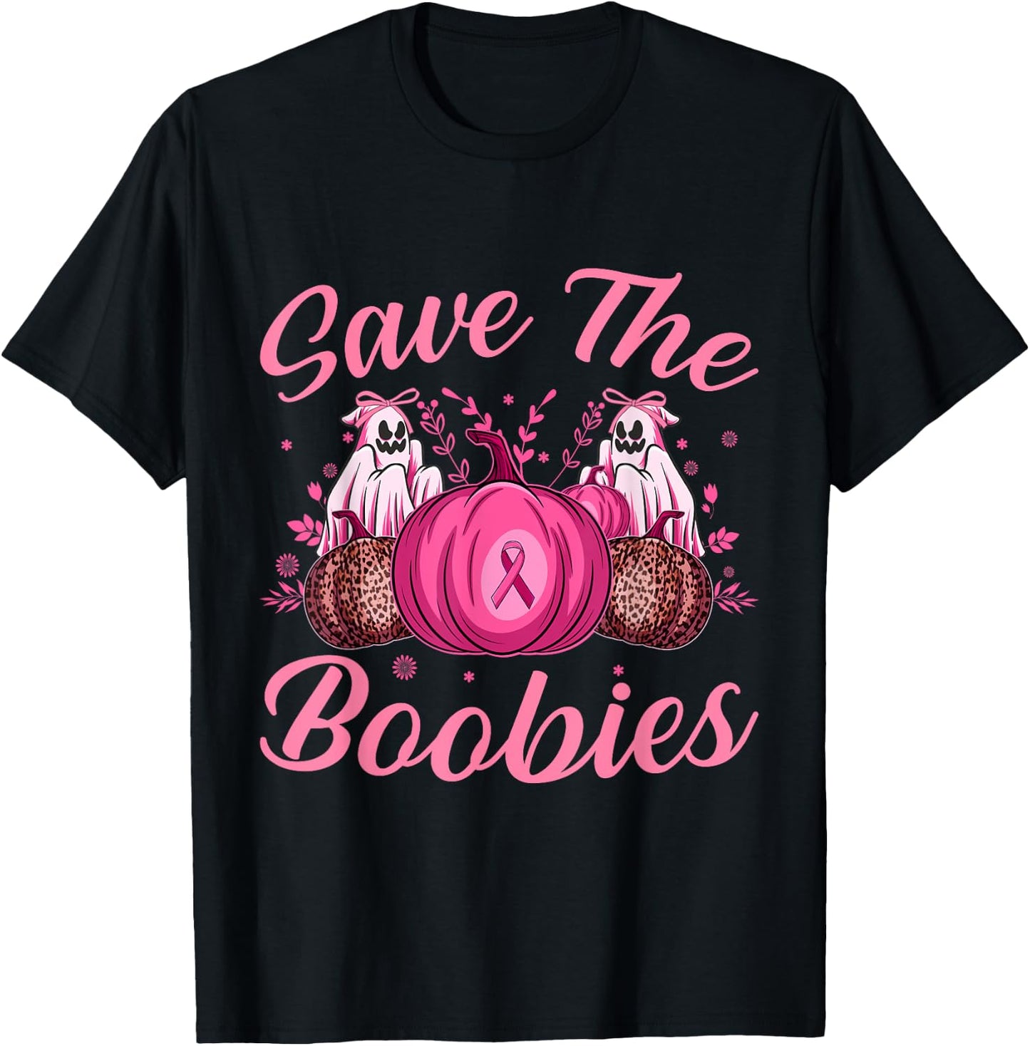 Save the Boobies T-Shirt - T-Shirt | Black
