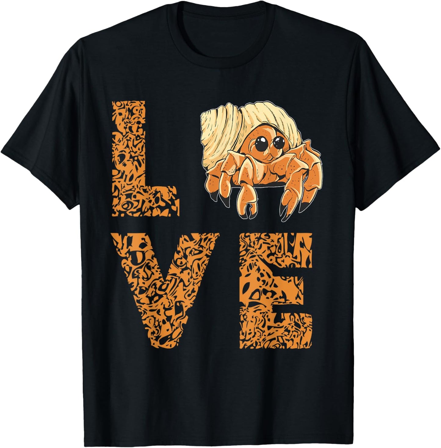 Sea Animals Leopard Love Hermit Crab Lover Hermit Crab T-Shirt - T-Shirt | Black