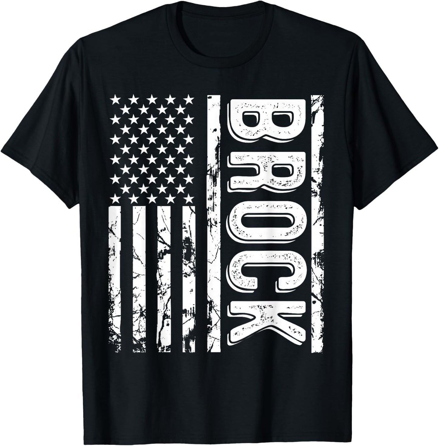 Brock Last Name Funny Surname Team Brock Family Reunion T-Shirt - T-Shirt | Black