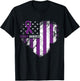 Overdose Awareness Purple Ribbon Drug Addiction T-Shirt - T-Shirt | Black