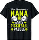 Pickleball Nana For Mother's Day Proud Pickleball Nana Grandma - Black, Women's Small T-Shirt - T-Shirt | Black