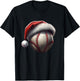 Christmas Baseball T-Shirt - T-Shirt | Black