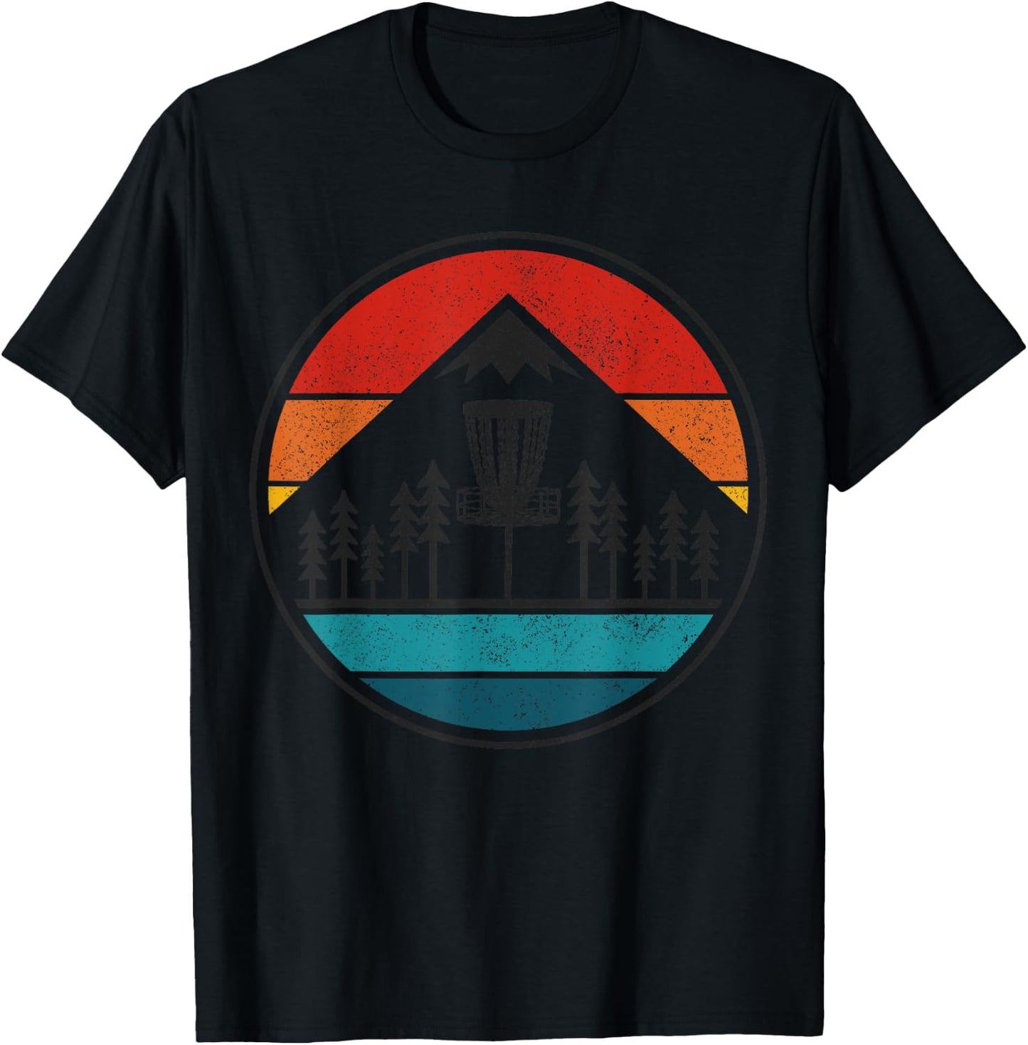 Vintage Disc Golf Rolf Retro Frisbee Disc Golfer T-Shirt - T-Shirt | Black