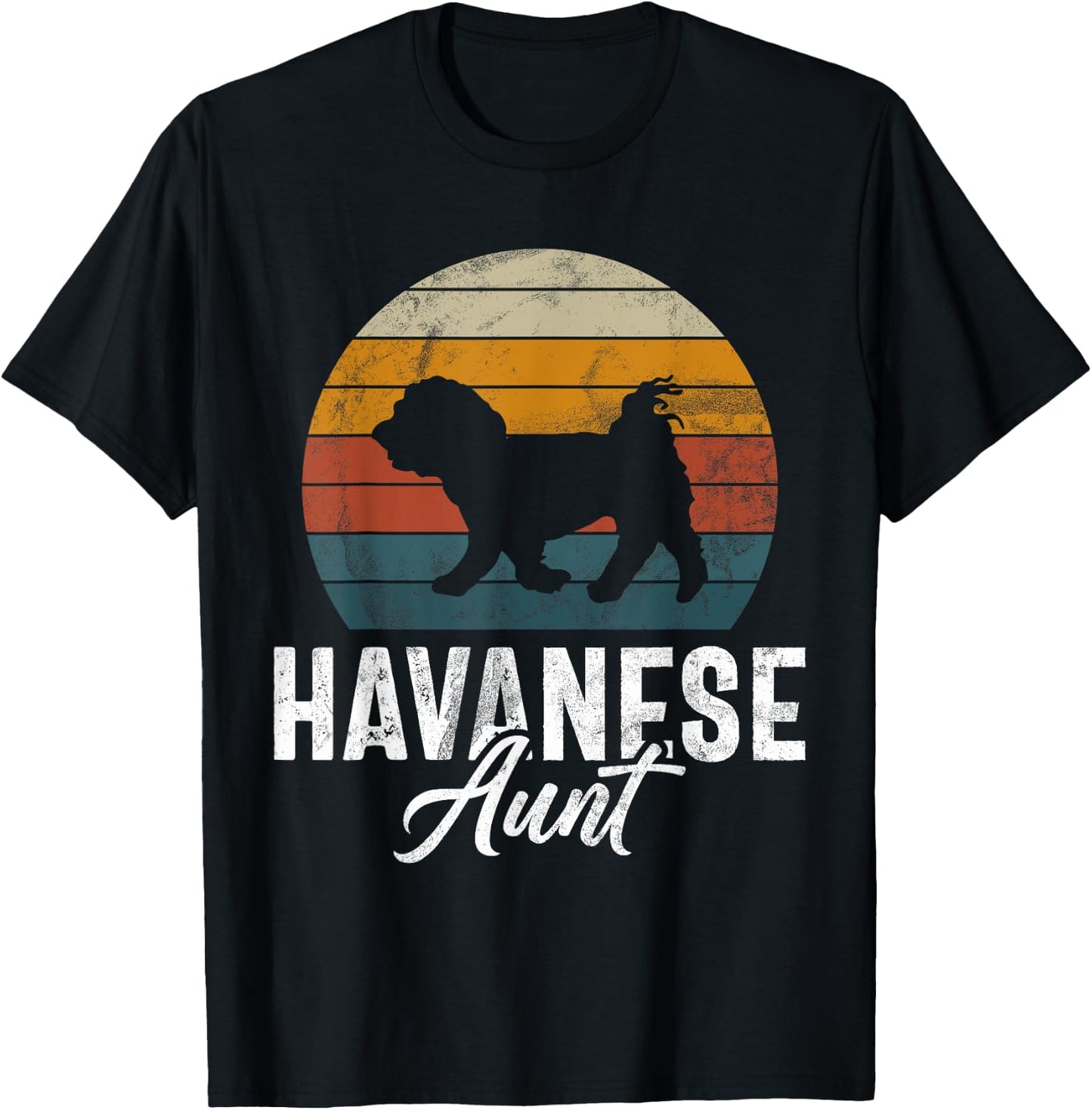 Havanese Aunt T-Shirt - T-Shirt | Black