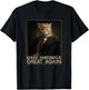 Make Ameowica Great Again | Funny Donald Trump Cat Meme T-Shirt - T-Shirt | Black