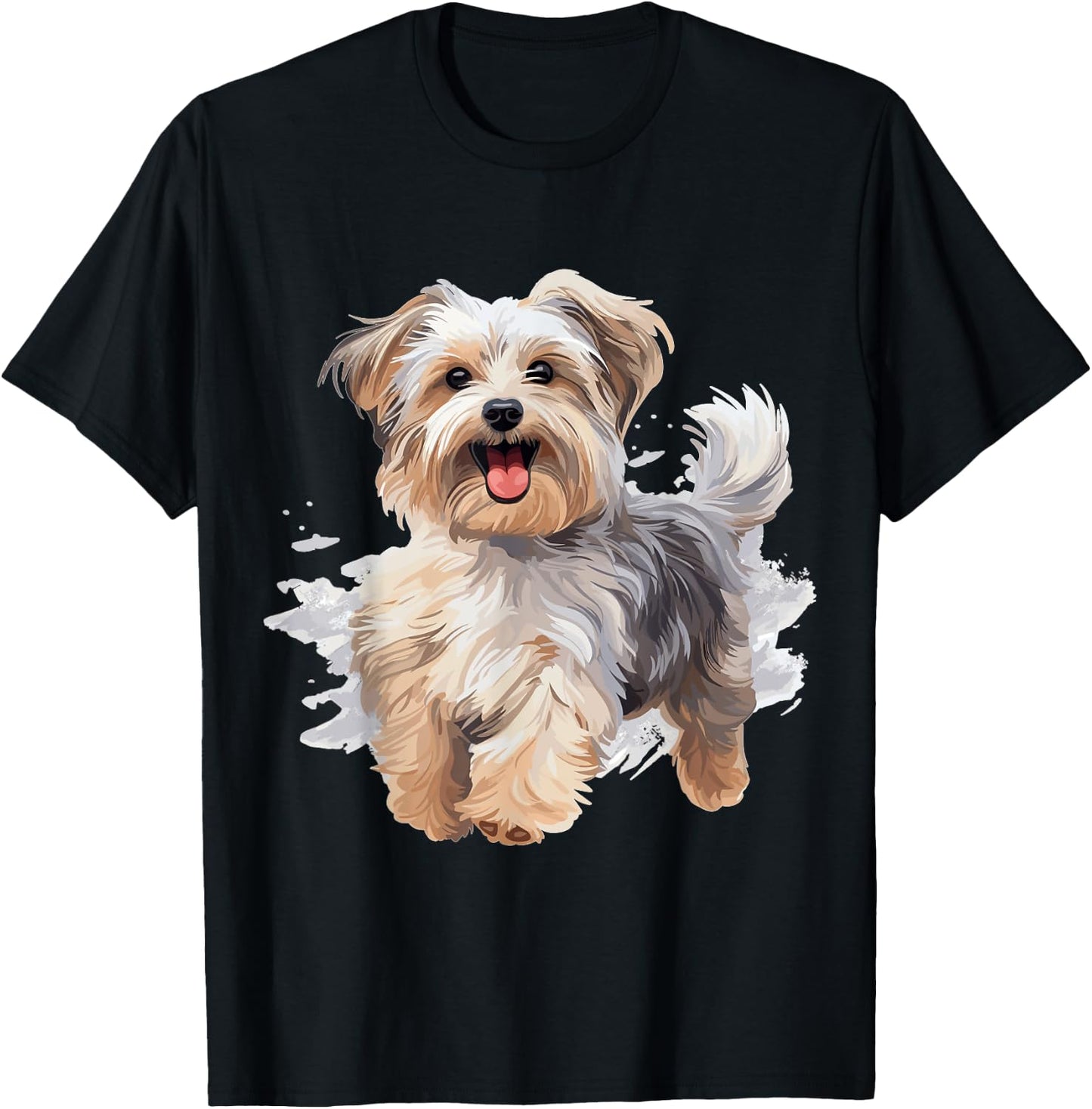 Morkie Dog Breed Pet Cute Graphic T-Shirt - T-Shirt | Black