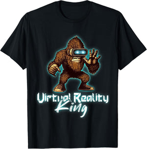 VR Developer Gorilla Virtual Reality King VR GAmer VR Gaming T-Shirt - T-Shirt | Black