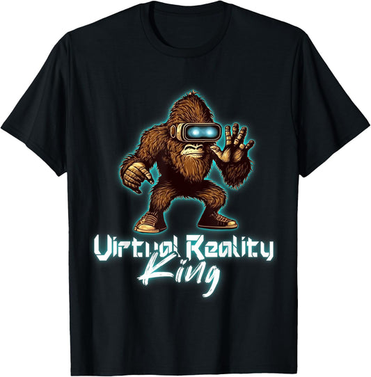 VR Developer Gorilla Virtual Reality King VR GAmer VR Gaming T-Shirt - T-Shirt | Black