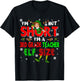 I'm Not Short I'm A 3rd Grade Teacher Elf Size Christmas Elf T-Shirt - T-Shirt | Black