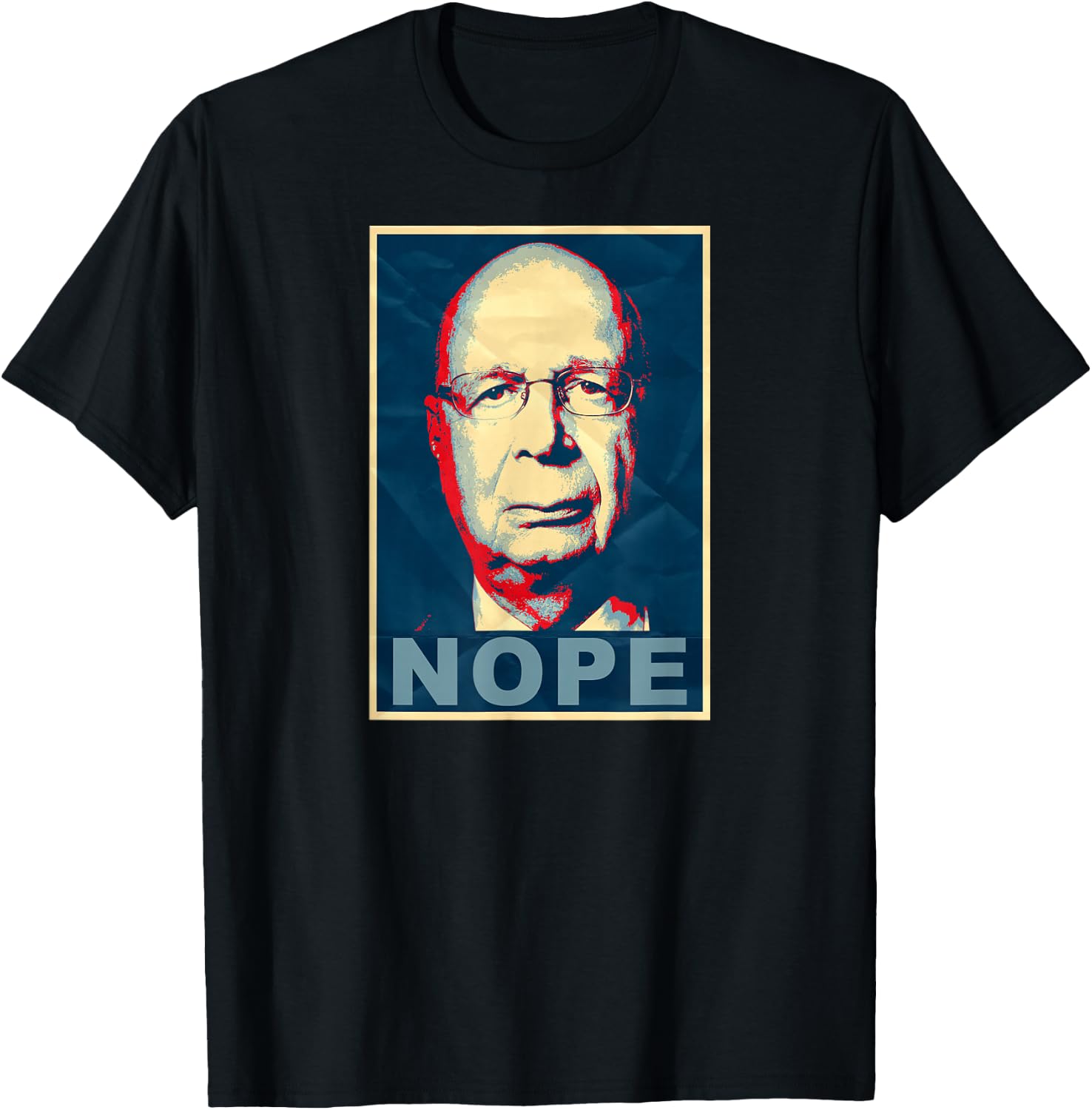 Klaus Schwab Nope T-Shirt - T-Shirt | Black