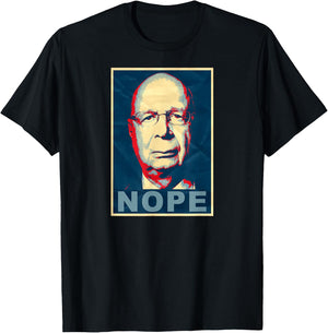 Klaus Schwab Nope T-Shirt - T-Shirt | Black
