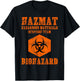 Hazardous Material Hazmat Response Team Grunge Biohazard T-Shirt - T-Shirt | Black
