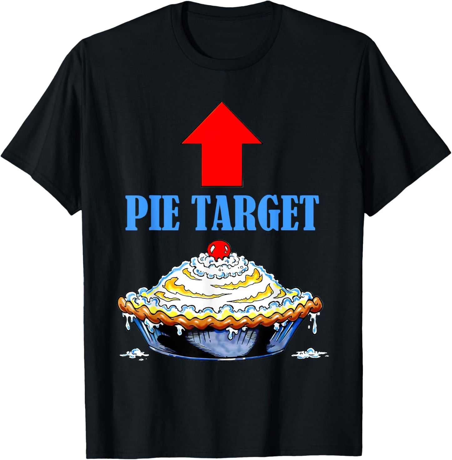 Pie Universe Boys -Adults Classic Fit , Black, Small T-Shirt - T-Shirt | Black