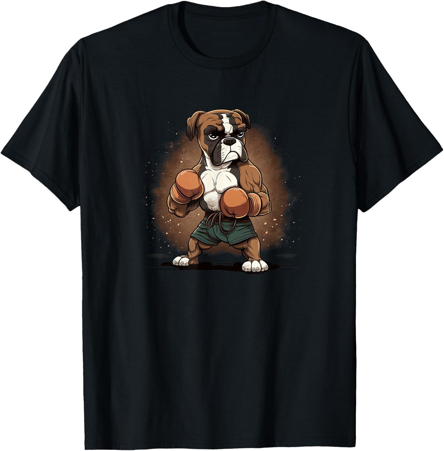 Funny Dog Boxer T-Shirt - T-Shirt | Black