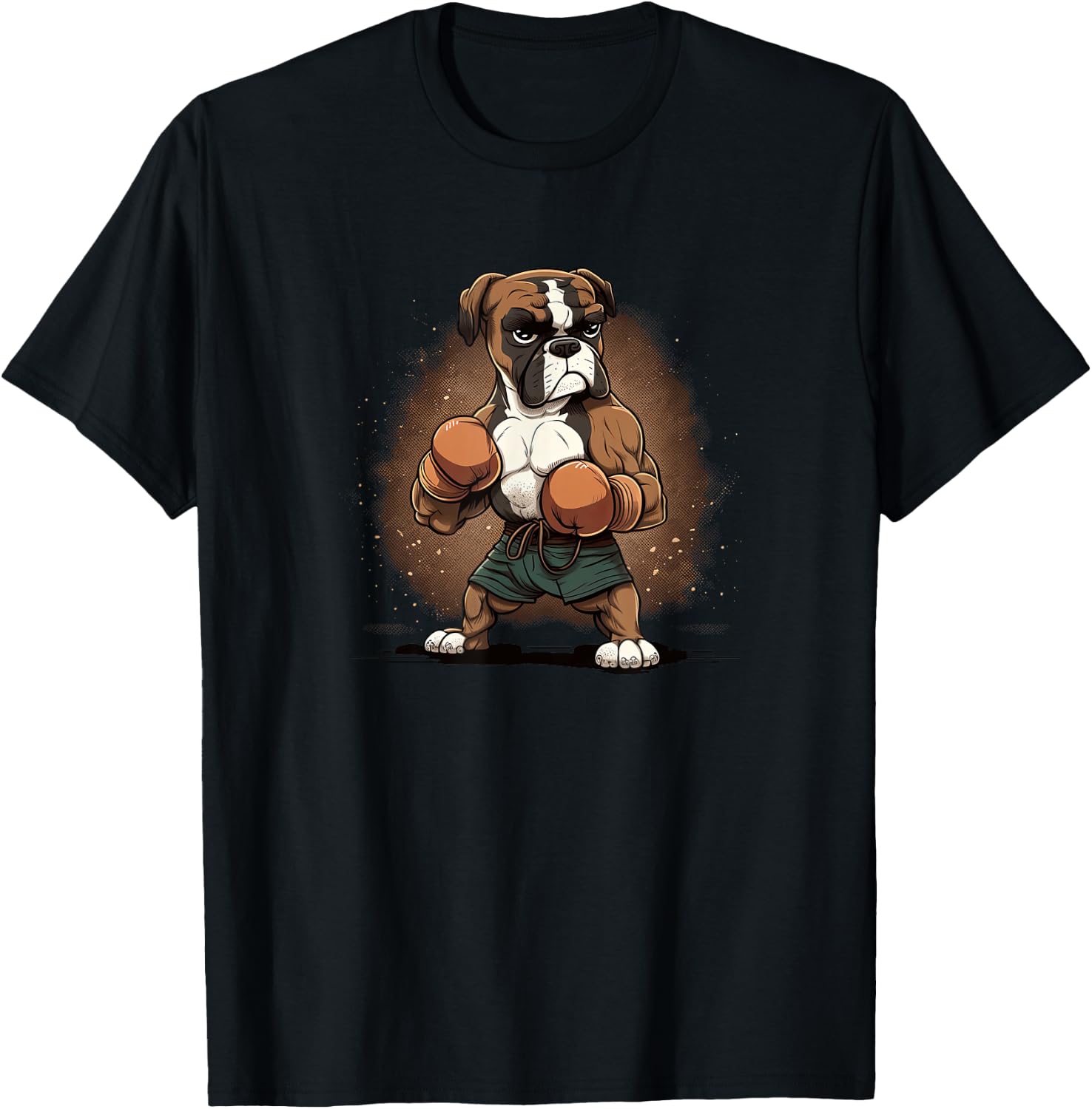 Funny Dog Boxer T-Shirt - T-Shirt | Black
