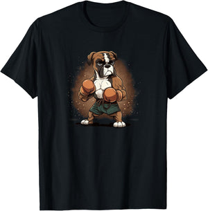 Funny Dog Boxer T-Shirt - T-Shirt | Black