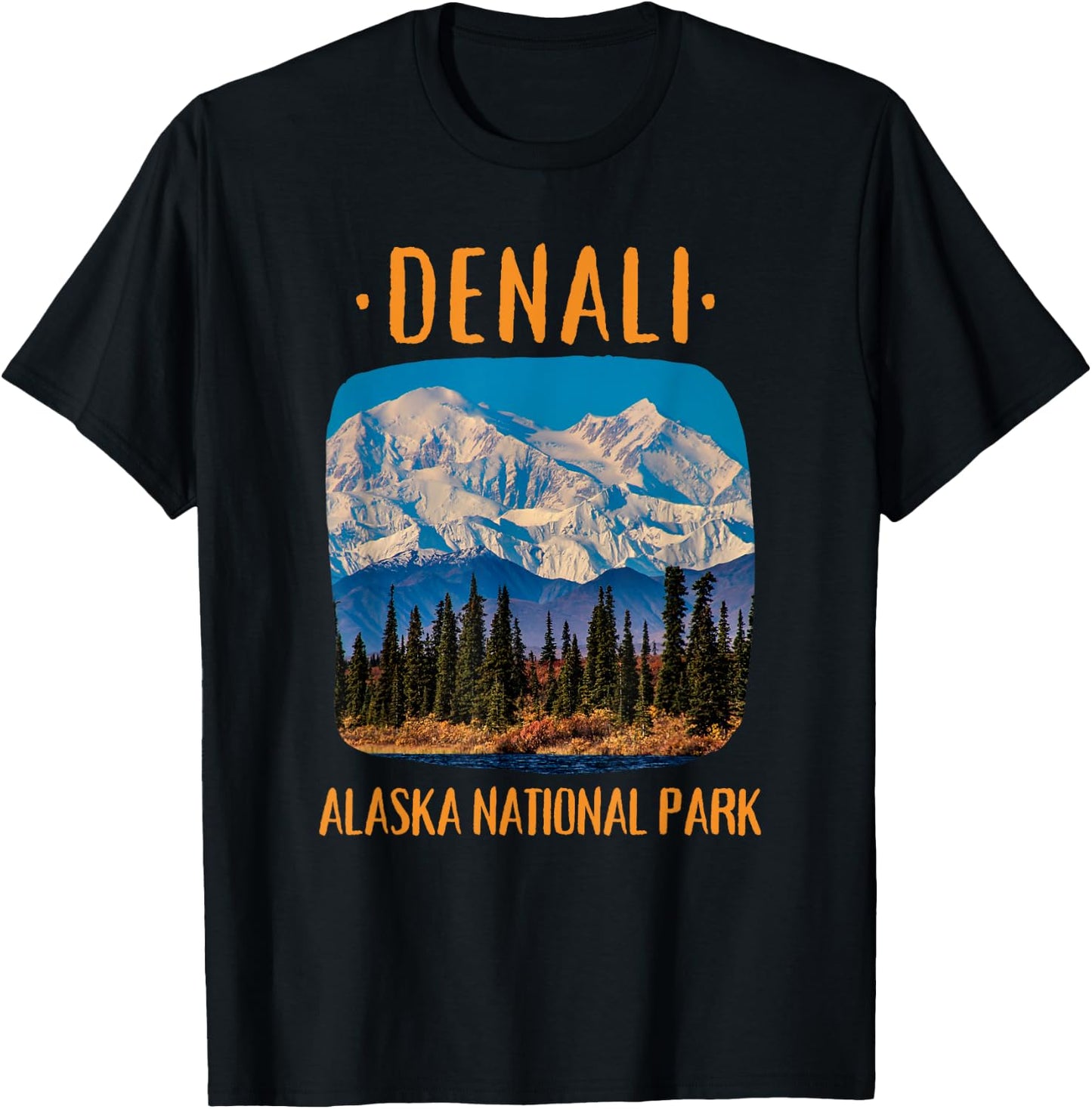 Denali National Park T-Shirt - T-Shirt | Black